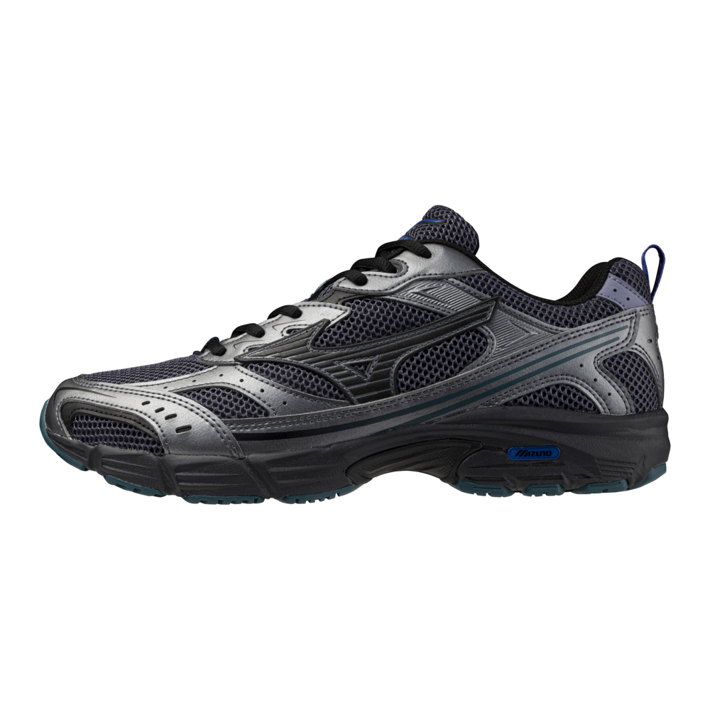 Mizuno MXR Sportstyle Odyssey Gray/Schwarz/Deep Teal Damen/Herren Grösse 44.5