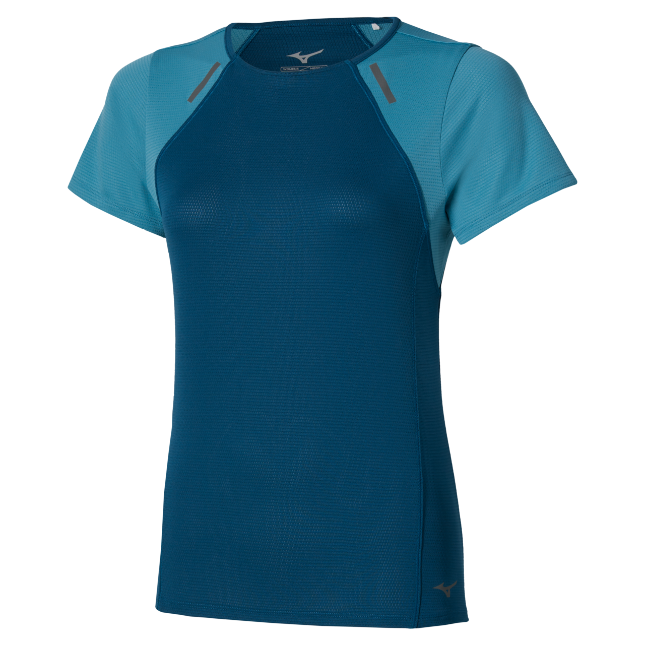 Mizuno Active DryAeroFlow Short Sleeve Tee Sailor Blue Women XS