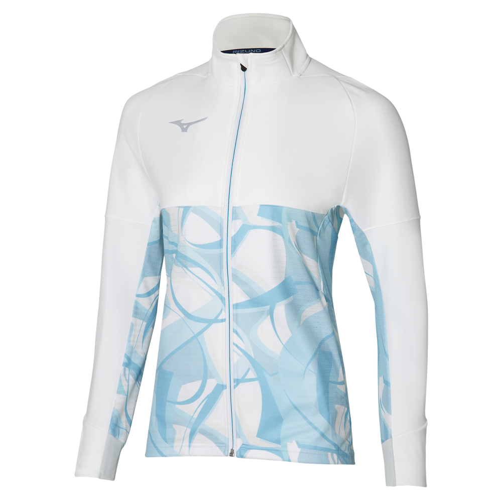 Mizuno PARIS ATHLETE HYBRID WARM UP JACKET Plein air Femme TailleXS