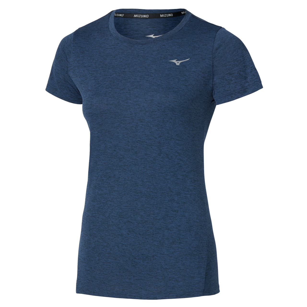 Mizuno Core Impulse Short Sleeve Tee Estate Blu Donna TagliaM