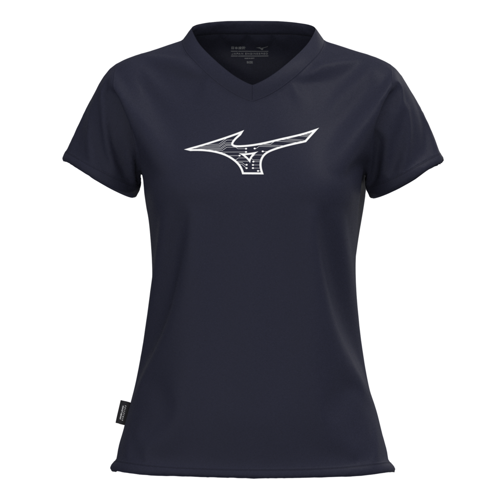 Mizuno Athletics RB T shirt Baritone Femme TailleL