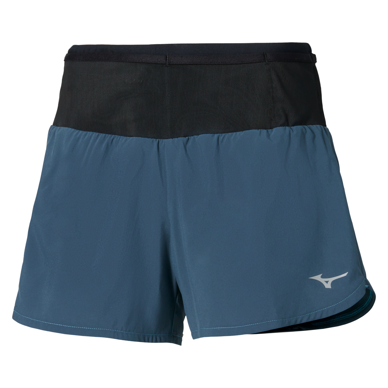 Mizuno Active Multi Pocket 5 Inches Short Larkspur Women