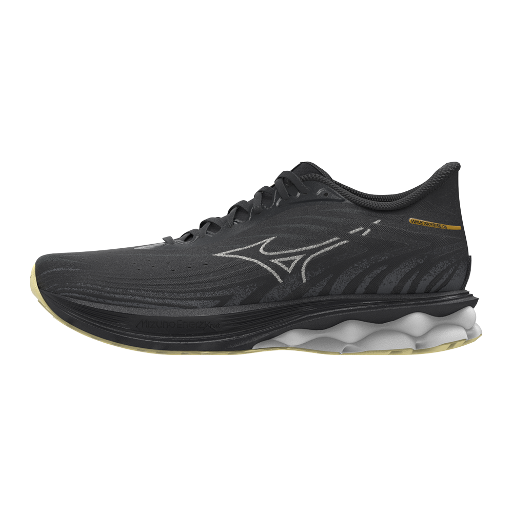 Mizuno WAVE SKYRISE 6 running Black/Snow White/Glowing Cream Women 42,5