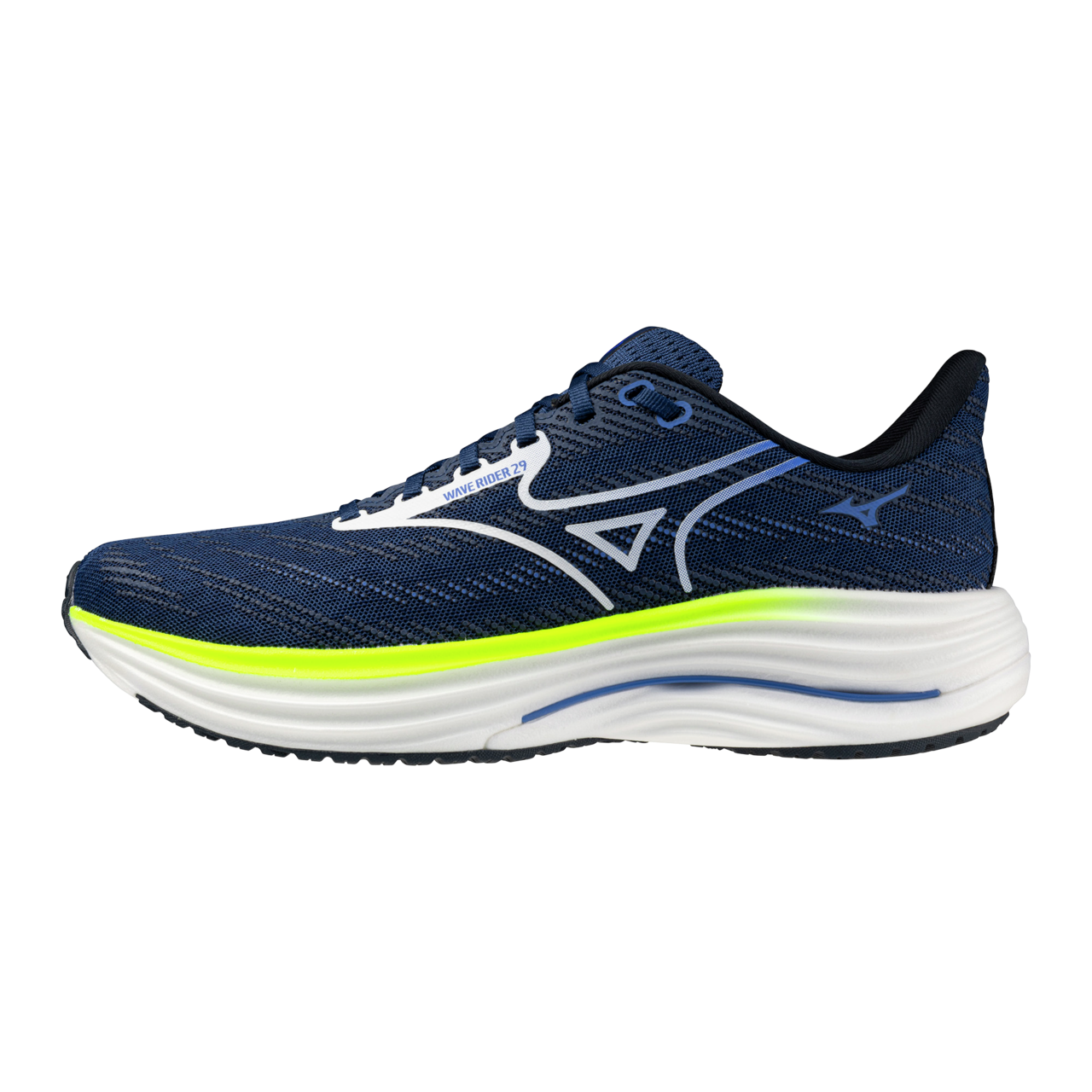 Mizuno WAVE RIDER 29 Chaussures de running Estate Lightning Ye Homme Taille45