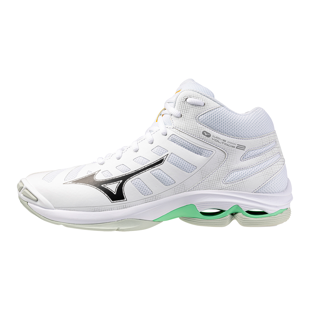 Mizuno WAVE VOLTAGE 2 MID Chaussures de volleyball Frozen FemmeHommee Taille44.5