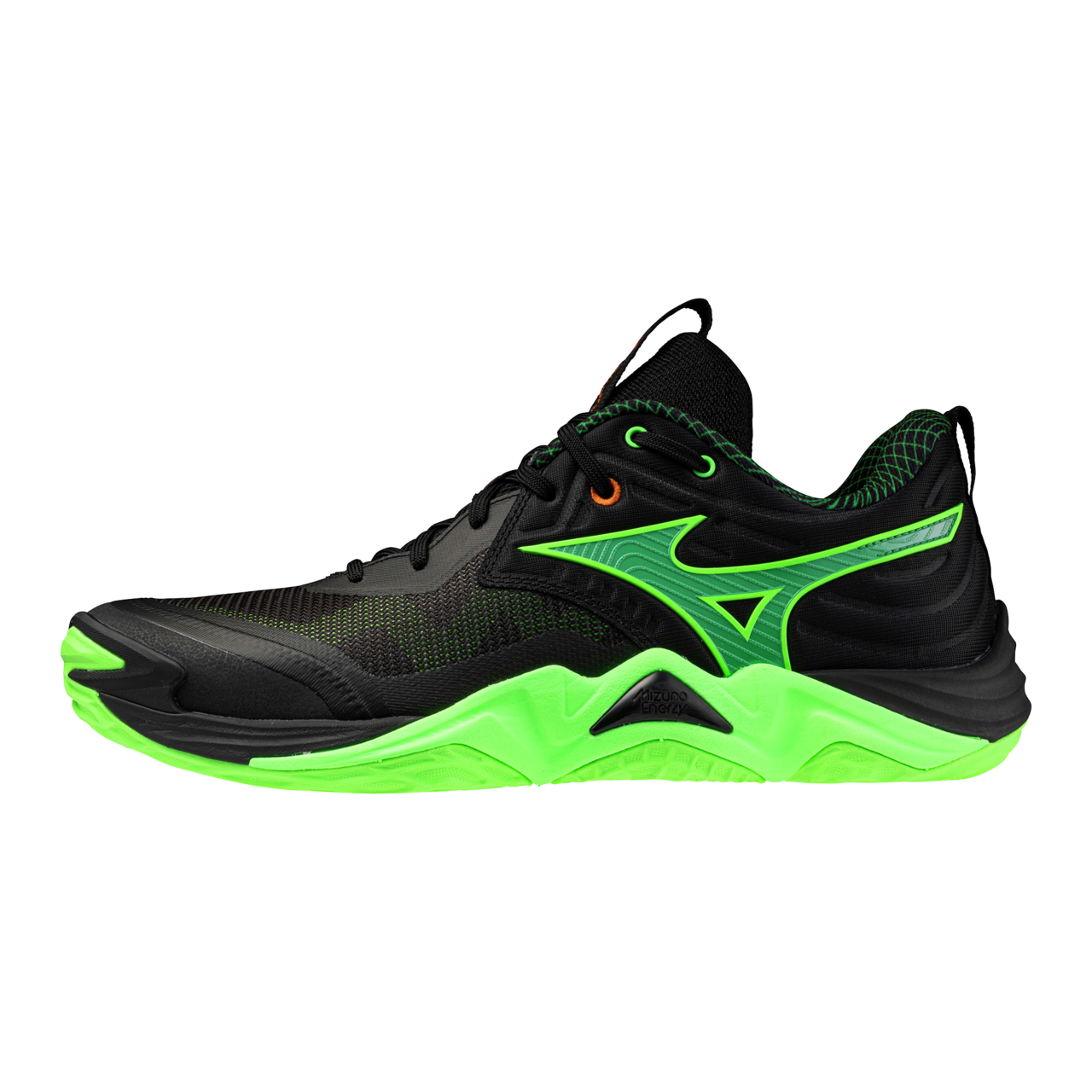 Mizuno WAVE MOMENTUM ELITE Chaussures de volleyball Glowing AppleMandarin O FemmeHommee Taille44 5 - vue 1