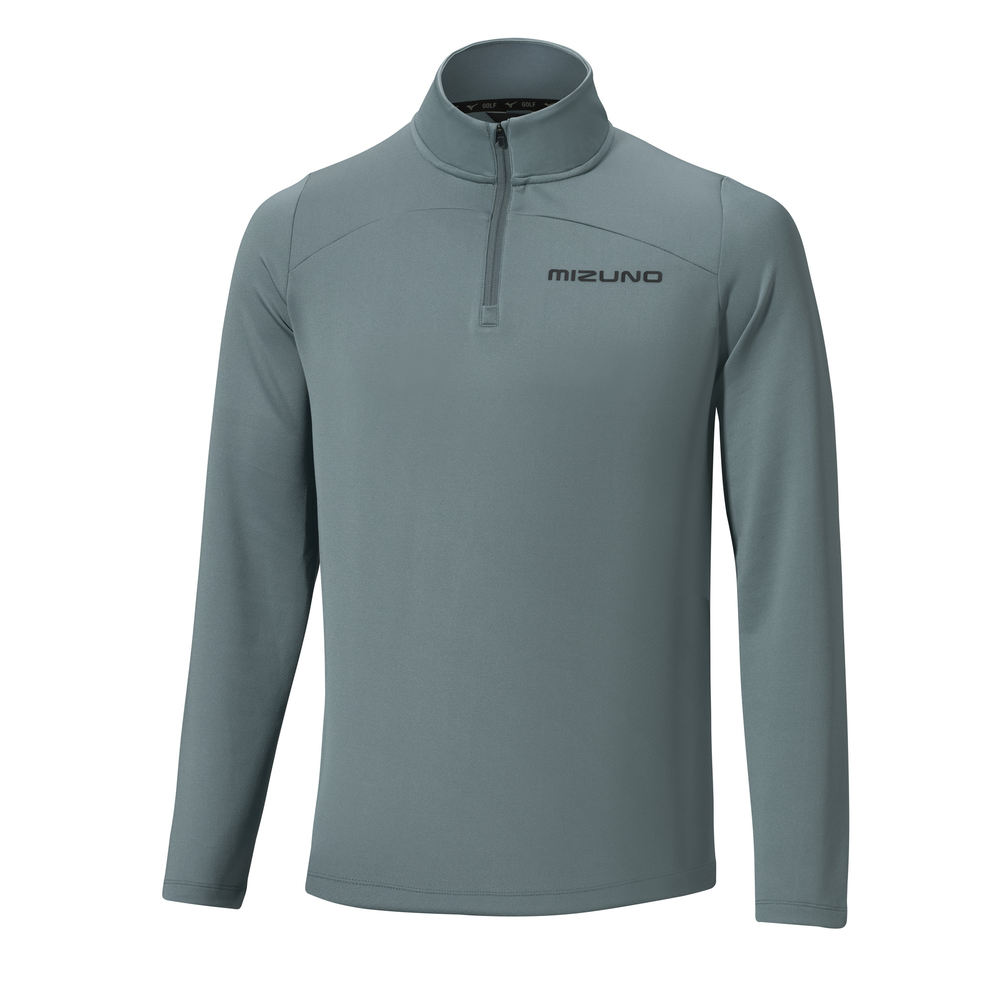 Mizuno Tech 14 Zip Stormy Weather FemmeHommee TailleXL