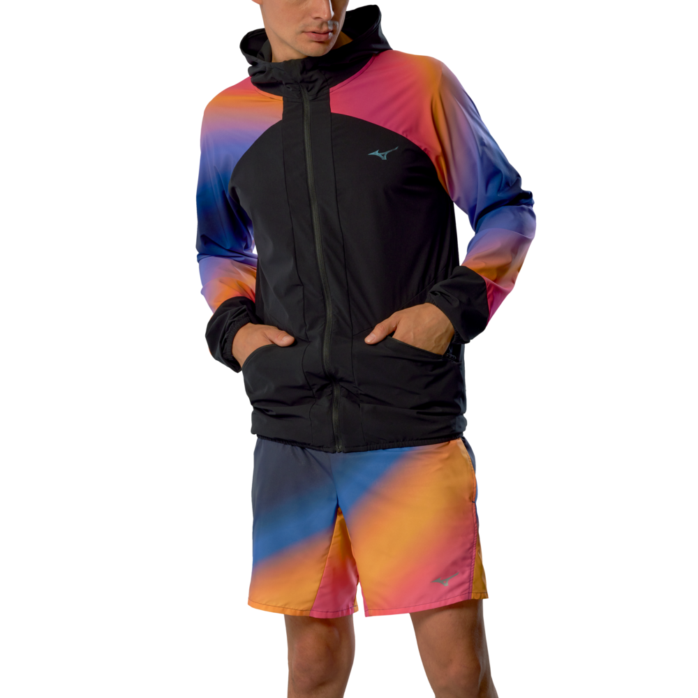 Mizuno Active Alpha Hodded Jacket Yuuyake Homme TailleXL