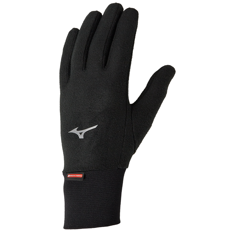 Mizuno Bt Md Wgt Fleece Glv Black Women/Men
