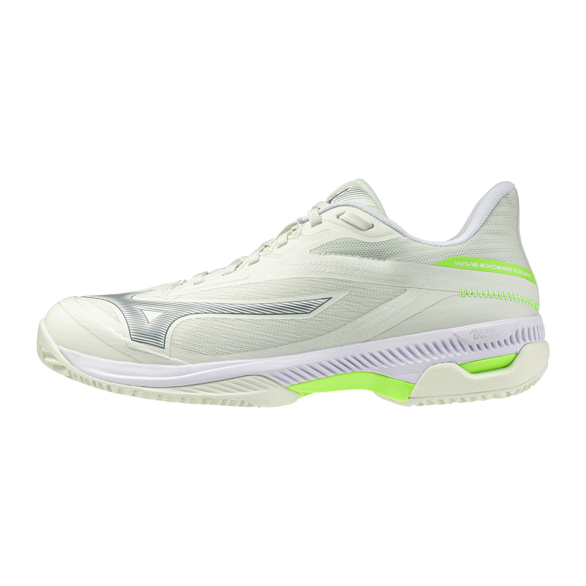 Mizuno WAVE EXCEED COURT PADEL Phantom Green/White/Glowing Ap Women 41
