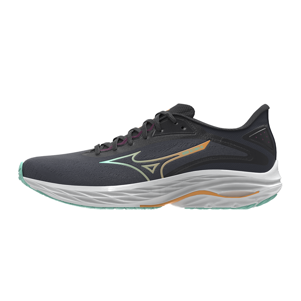 Mizuno WAVE ULTIMA 16 Scarpe da corsa Baritone Blu/Ice Verde/Blazing Arancione Donna Taglia38