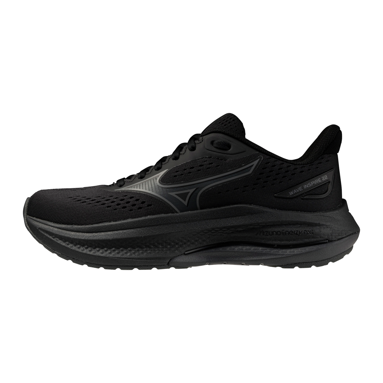 Mizuno WAVE INSPIRE 22 Chaussures de running Noir/Noir Sand/Noir Femme Taille42,5