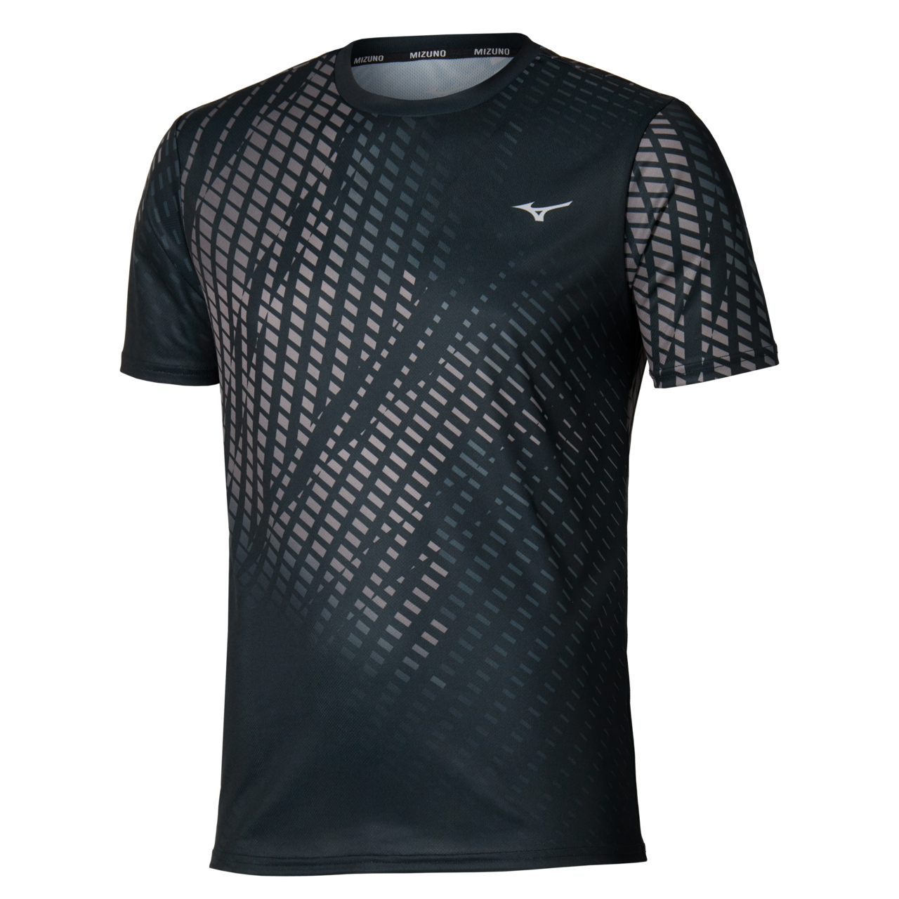 Mizuno Core Graphic Short Sleeve Tee / Gray Homme TailleS - vue 1