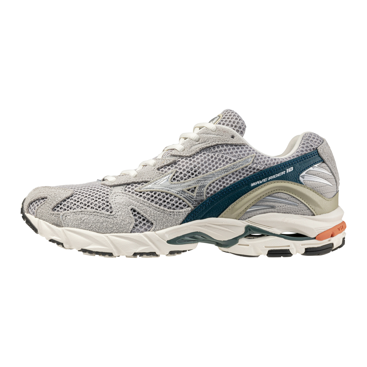 Mizuno WAVE RIDER 10 Chaussures sportstyle Harbor MistDawn Sailor FemmeHommee Taille41 - vue 1