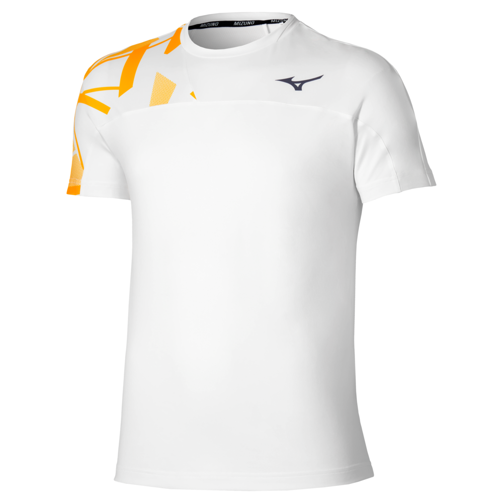 Mizuno Daybreakers Shadow Short Sleeve Tee / Citrus Homme TailleS