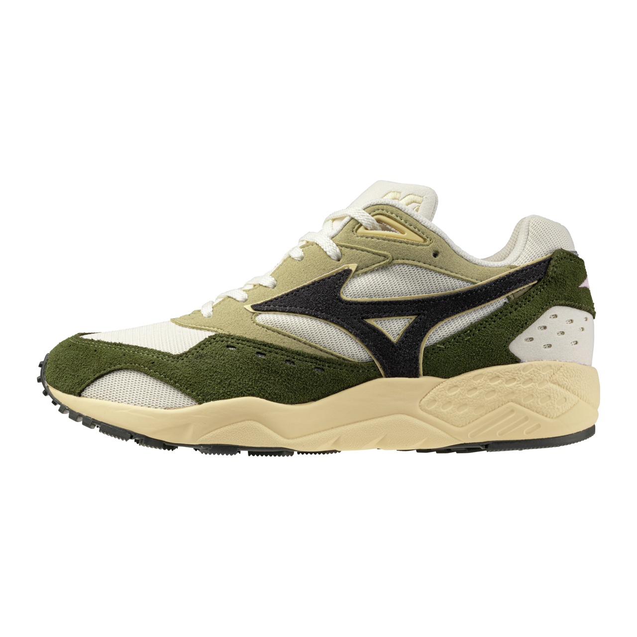 Mizuno CONTENDER Zapatillas deportivas Pristine/Negro Sand/Four Leaf Mujer/Hombreo Talla 42,5