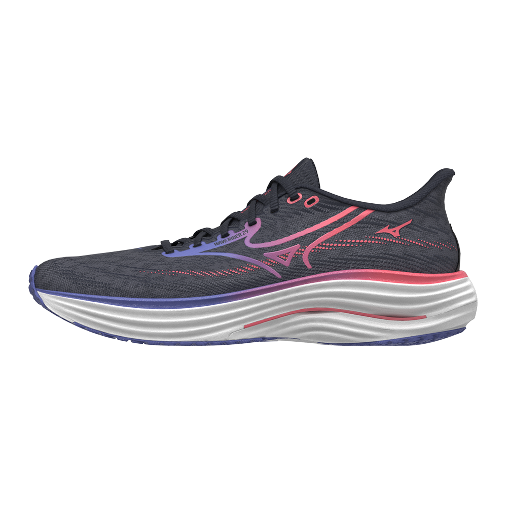 Mizuno WAVE RIDER 29 Chaussures de running Nantucket BreezeOrchid PetalBleached Femme Taille39 - vue 4