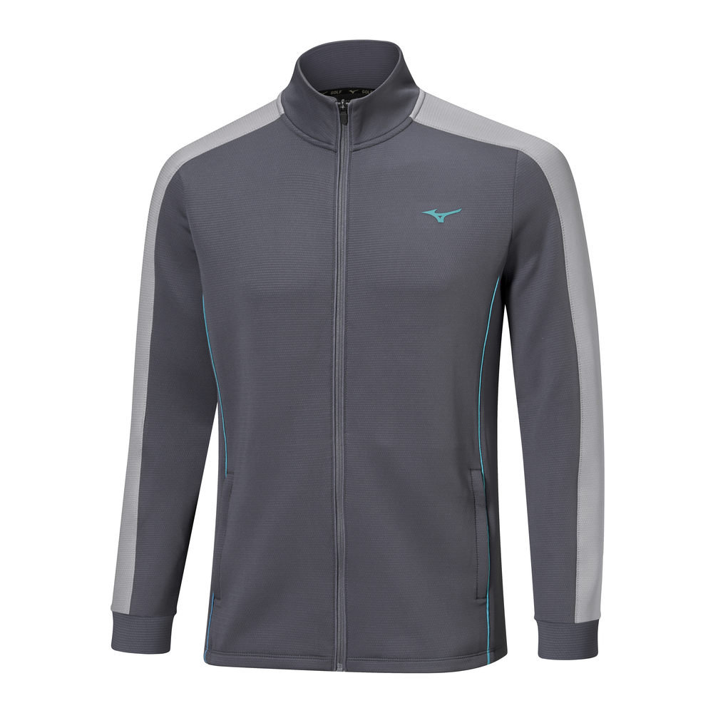 Mizuno Elevated Warm Full Zip Odyssey Gray Homme TailleXL