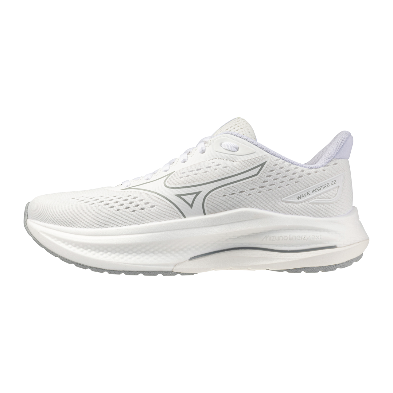 Mizuno WAVE INSPIRE 22 Chaussures de running Blanc/Blanc/Harbor Mist Femme Taille43
