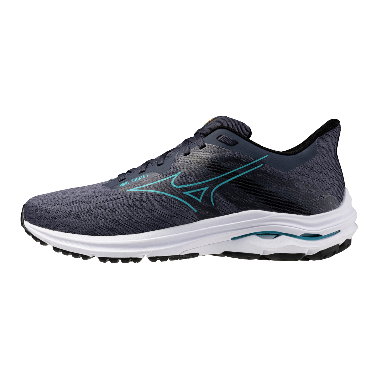 Mizuno Wave Equate 9 Running Odyssey Gray/Capri Breeze/Schwarz Herren Grösse 45