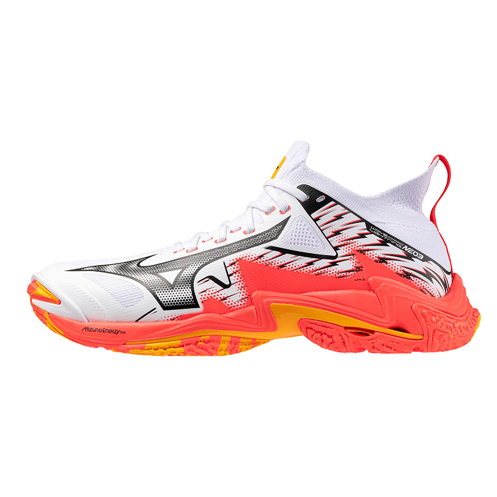 Mizuno WAVE LIGHTNING NEO 3 Chaussures de volleyball Fiery 2Citrus FemmeHommee Taille40 5
