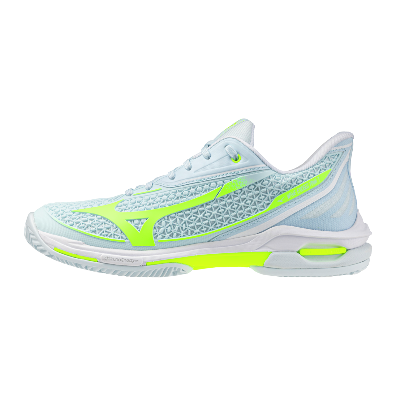 Mizuno WAVE EXCEED TOUR 7 CC Chaussures de tennis Ice Water/Lightning Jaune/Blanc Femme Taille37