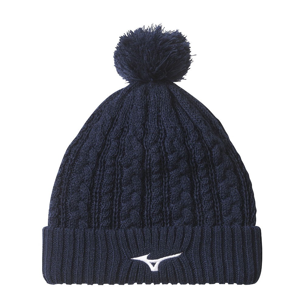 Mizuno Knit Bobble Hat Hombre Talla NS