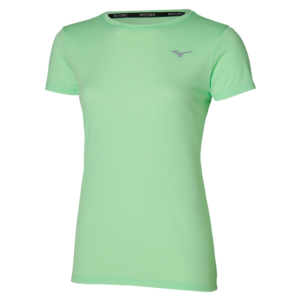 Mizuno IMPULSE CORE T SHIRT NeoMint Femme TailleM