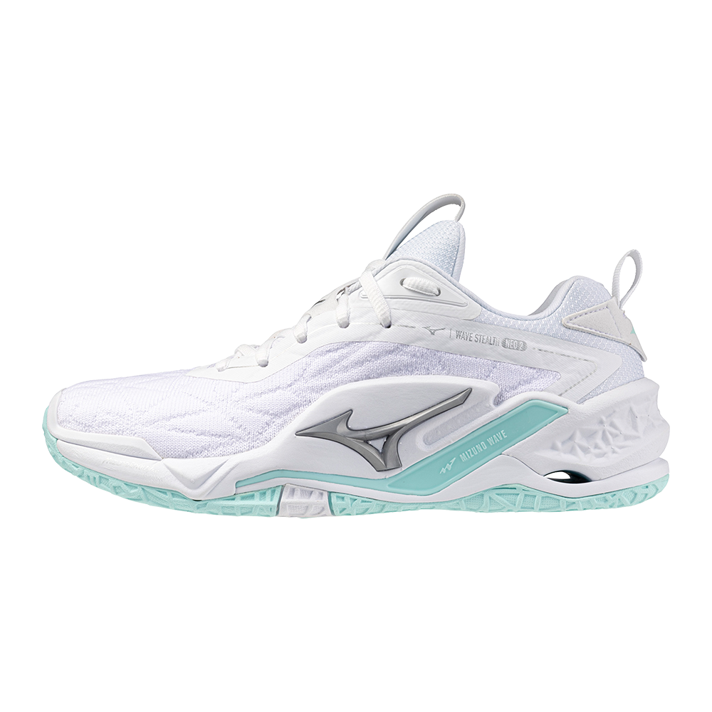 Produit : Mizuno WAVE STEALTH NEO 2 Chaussures de handball Blanc/Bleu Tint Femme Taille41