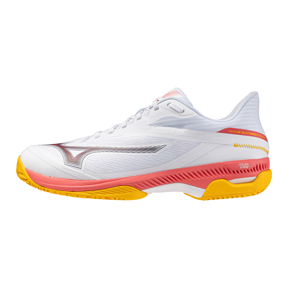 Mizuno WAVE EXCEED COURT CC Chaussures de tennis Calypso Citrus FemmeHommee Taille41