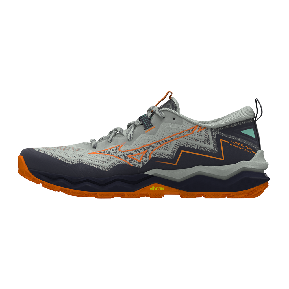 Mizuno WAVE DAICHI 9 Chaussures de running Mercury/Tangelo/Tang Orange Homme Taille40,5
