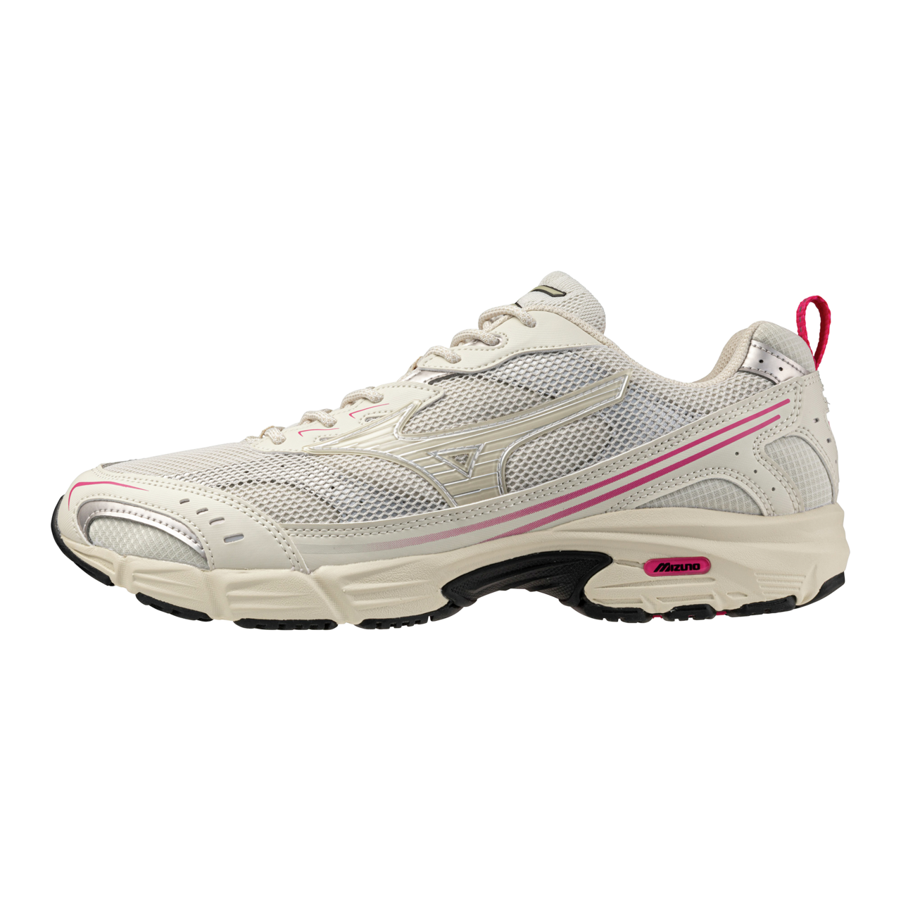 Mizuno MXR Chaussures sportstyle Argent Birch/Argent Birch/Fuchsia Violet Femme/Hommee Taille46