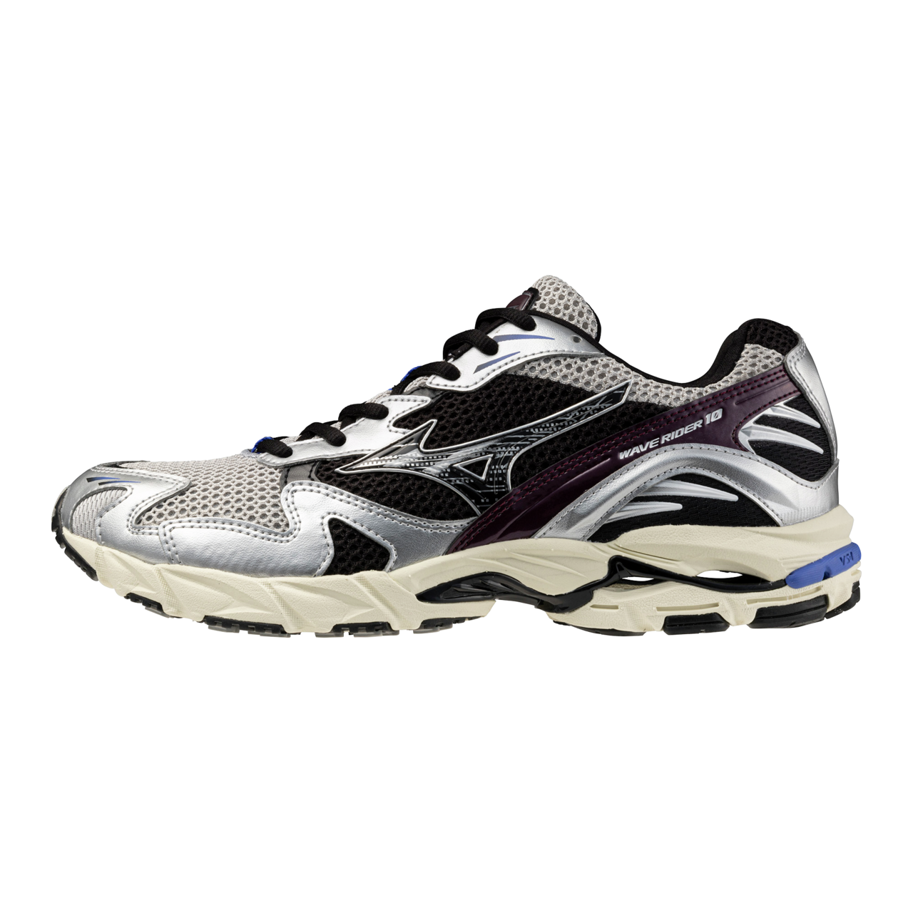 Mizuno WAVE RIDER 10 Chaussures sportstyle Harbor MistFig FemmeHommee Taille45