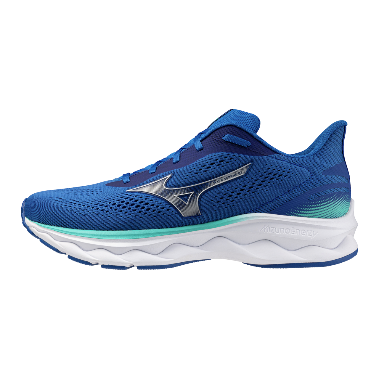 Mizuno Wave Serene 2 Running Princess Blau/Silber/Ceramic Herren Grösse 45