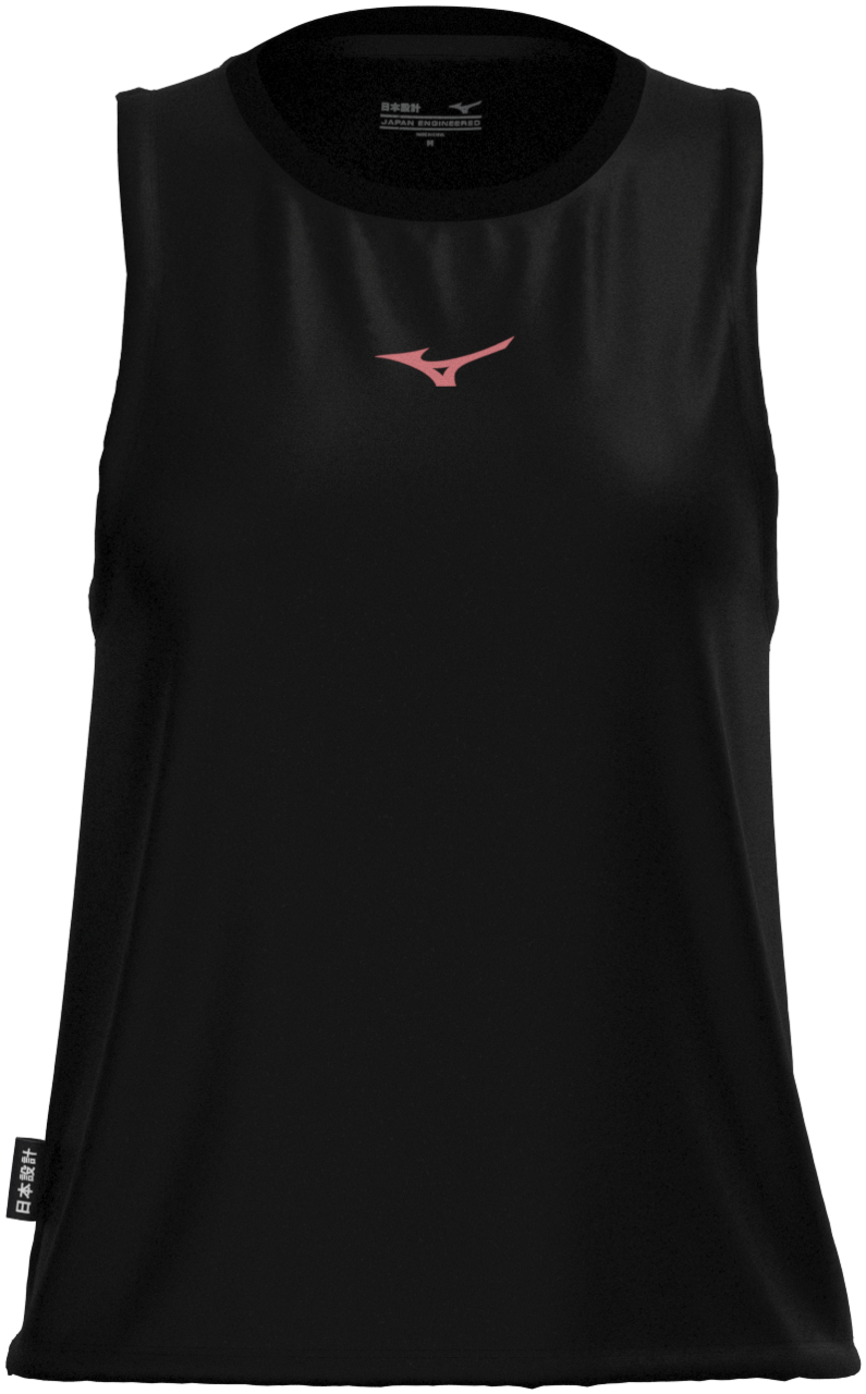 Athletic Mizuno Tank Top BLACK Mujer Talla M