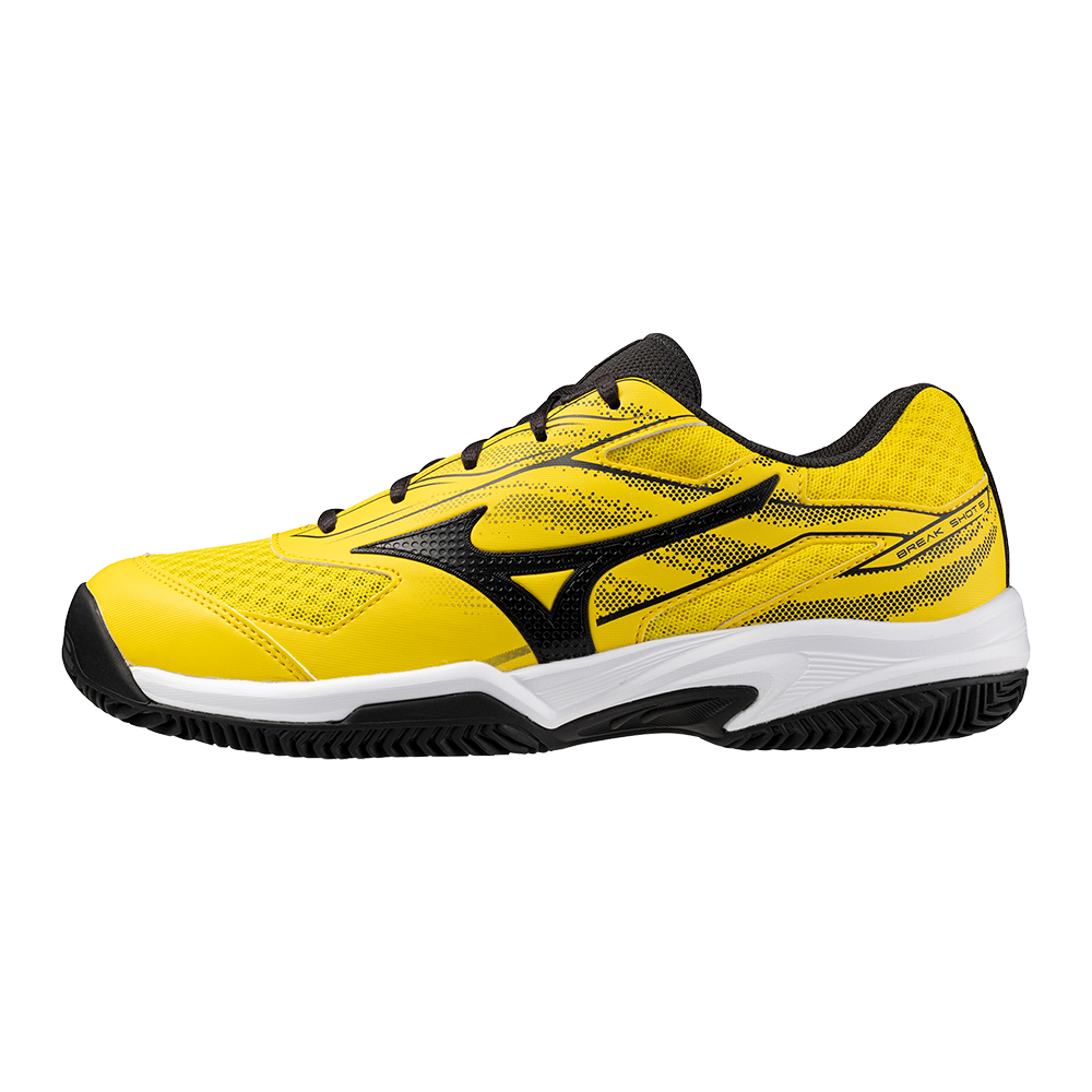Mizuno BREAK SHOT 5 PADEL Vibrant Giallo/Nero/Nero Sand Donna/Uomo Taglia44,5