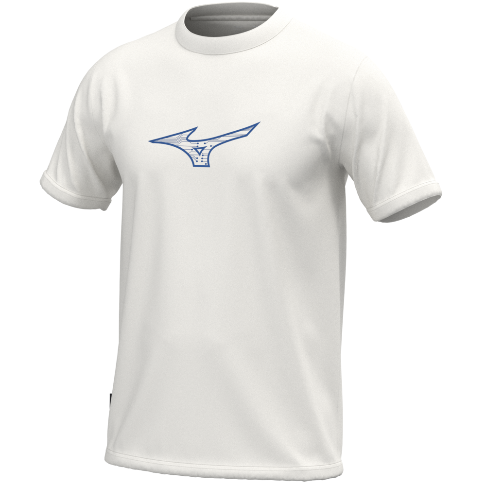 Mizuno Athletics RB T shirt Snow Homme TailleS