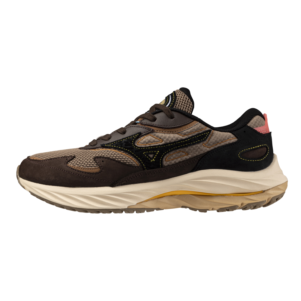 Mizuno WAVE RIDERβ Scarpe sportstyle Fossil/Nero/Mole Donna/Uomo Taglia44