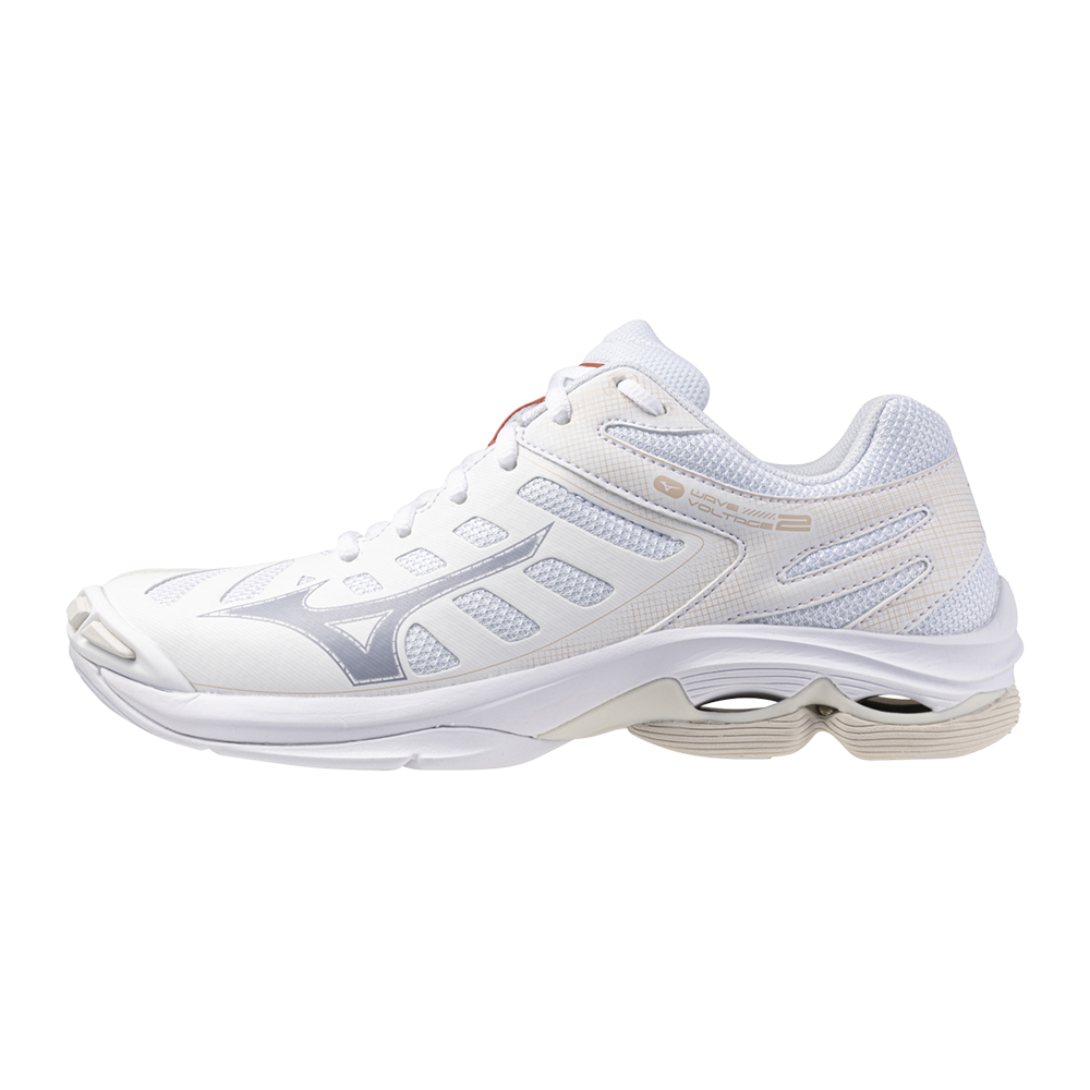 Mizuno Wave Voltage 2 Volleyball Weiß/aleutian/cloud Pink Damen Grösse 38, 5