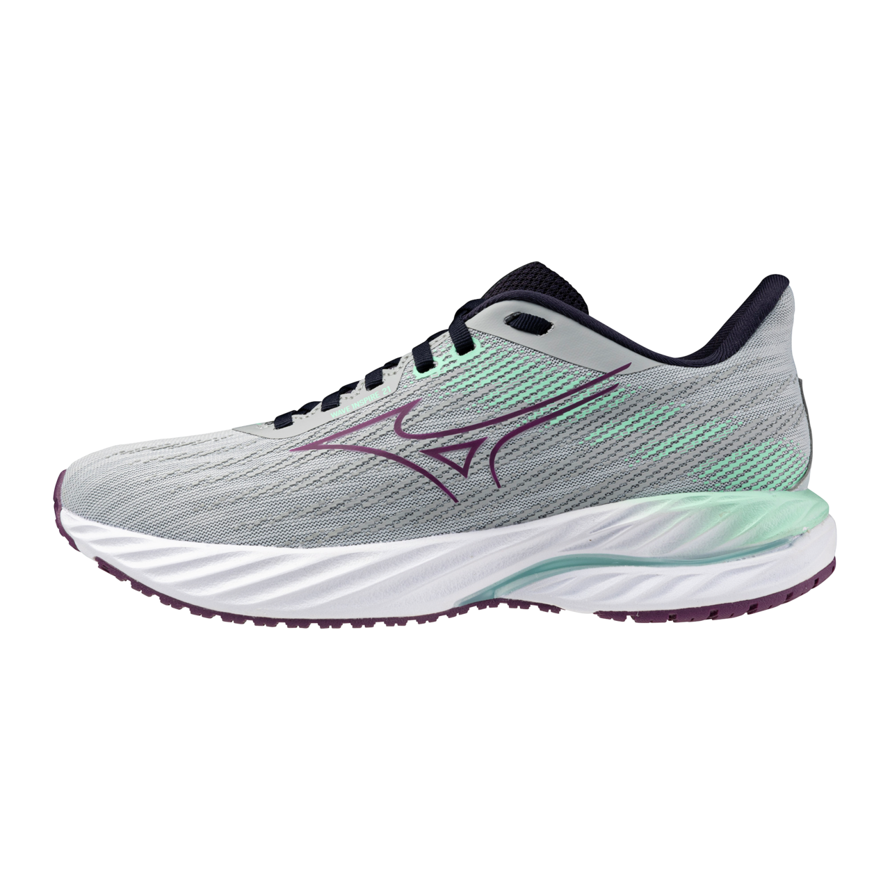 Mizuno Wave Inspire 21 Running Pearl Blau/Dark Lila/Ice Grün Damen Grösse 41
