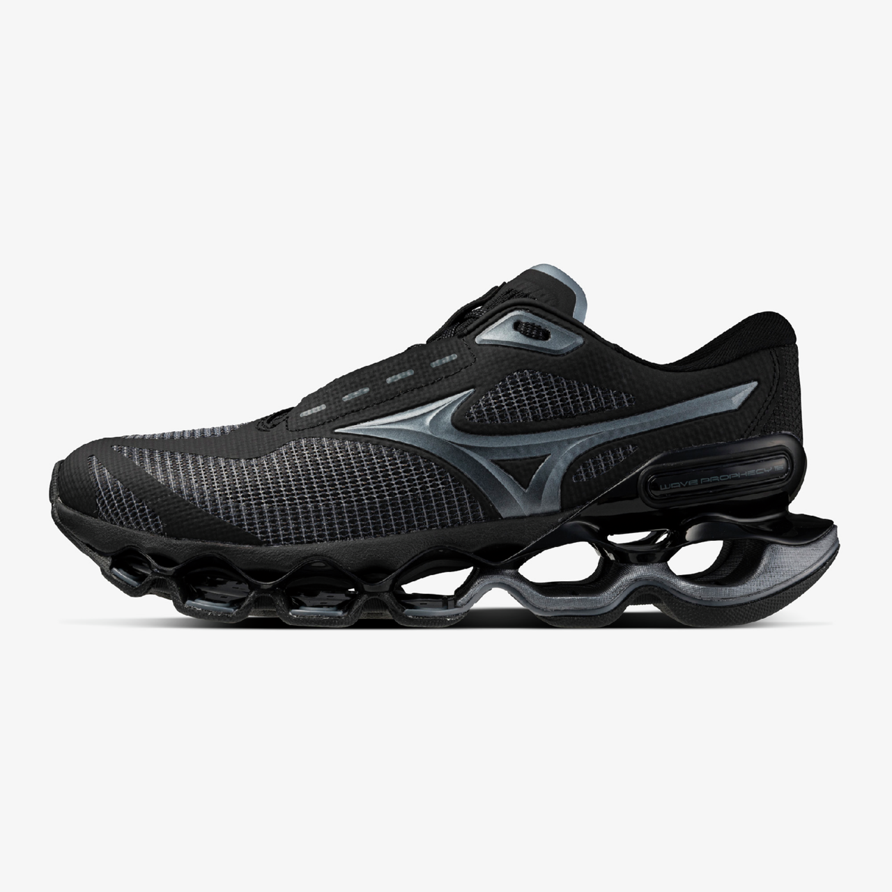 Mizuno WAVE PROPHECY 15 Chaussures de running Noir/Metallic Gray/Iron Gate Femme/Hommee Taille39
