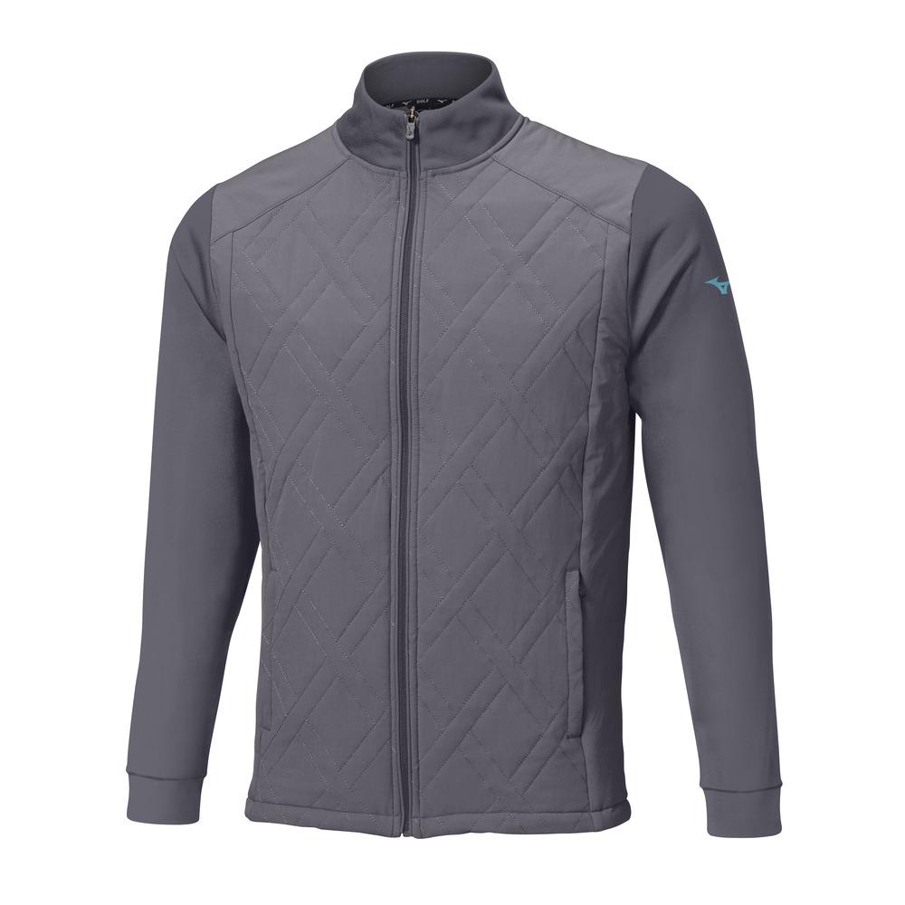 Mizuno Fusion Padded Jacket Odyssey Gray Homme TailleXXL