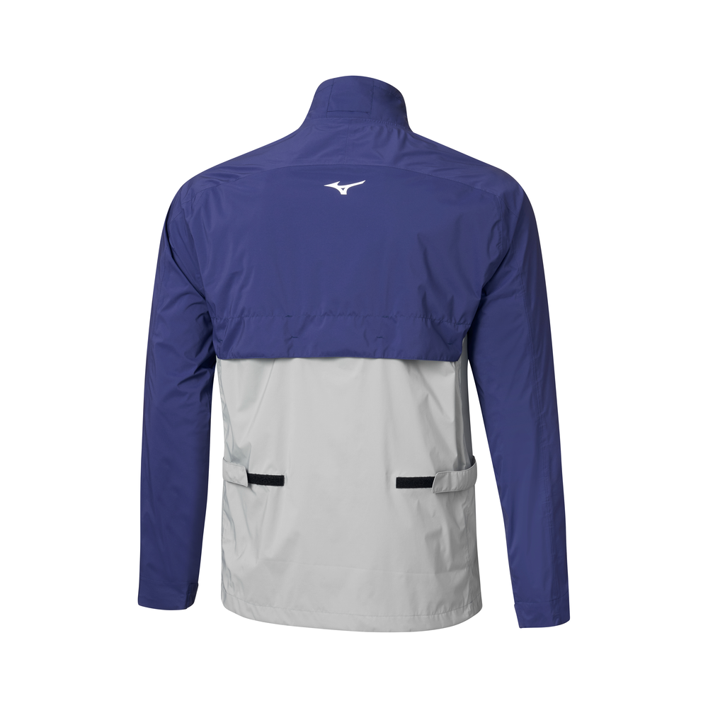 Mizuno 20K Waterproof Jacket Marineblau Herren Grösse S