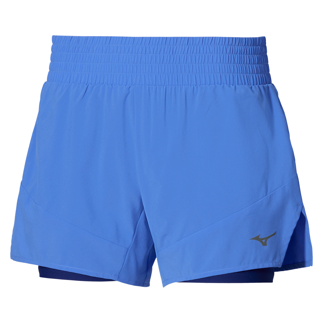 Mizuno Active 2in1 4.5 Inches Short Ultramarine Femme TailleS