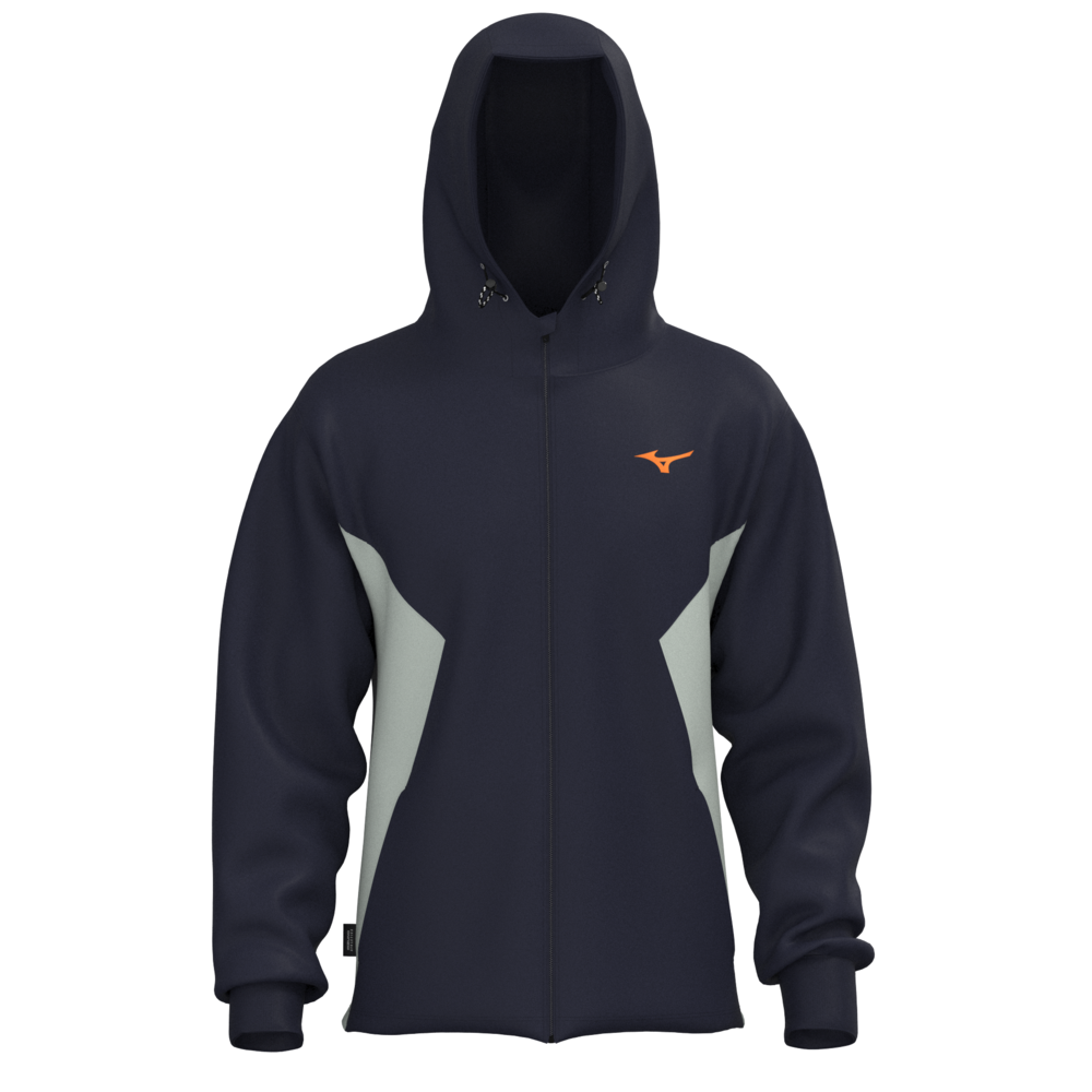 Mizuno Athletics Sweat Jacket Baritone Mercury Homme TailleXL