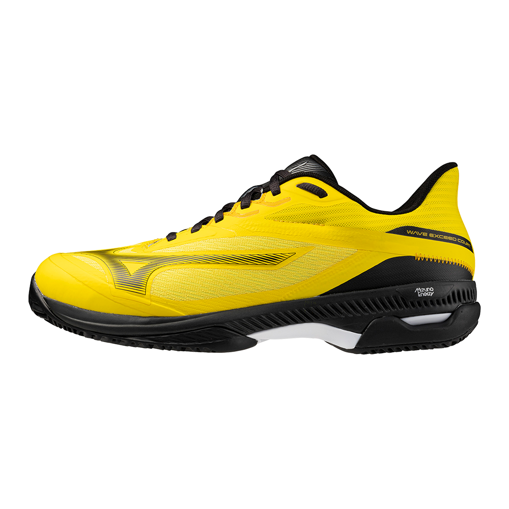 Mizuno WAVE EXCEED COURT PADEL Vibrant Geel/Zwart/ZwartSand Dames/Heren Maat 39