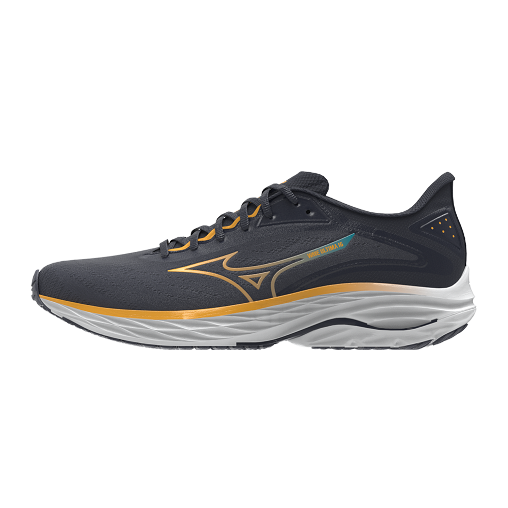 Mizuno WAVE ULTIMA 16 Scarpe da corsa Baritone Blu/Citrus/Capri Breeze Uomo Taglia44,5